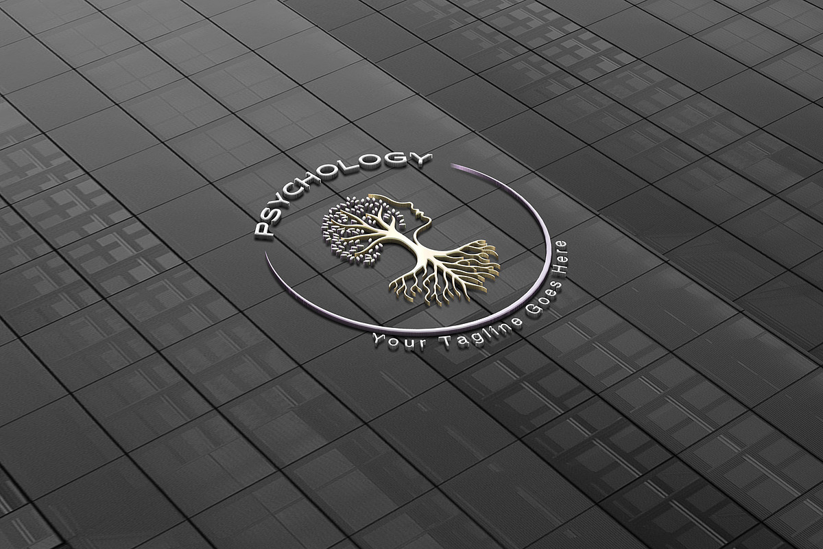 Elegant Psychology Logo Template preview 3