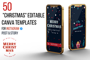 Christmas Instagram Template, a Social Media Template by Kay Designs (Thumbnail 6 of 6)