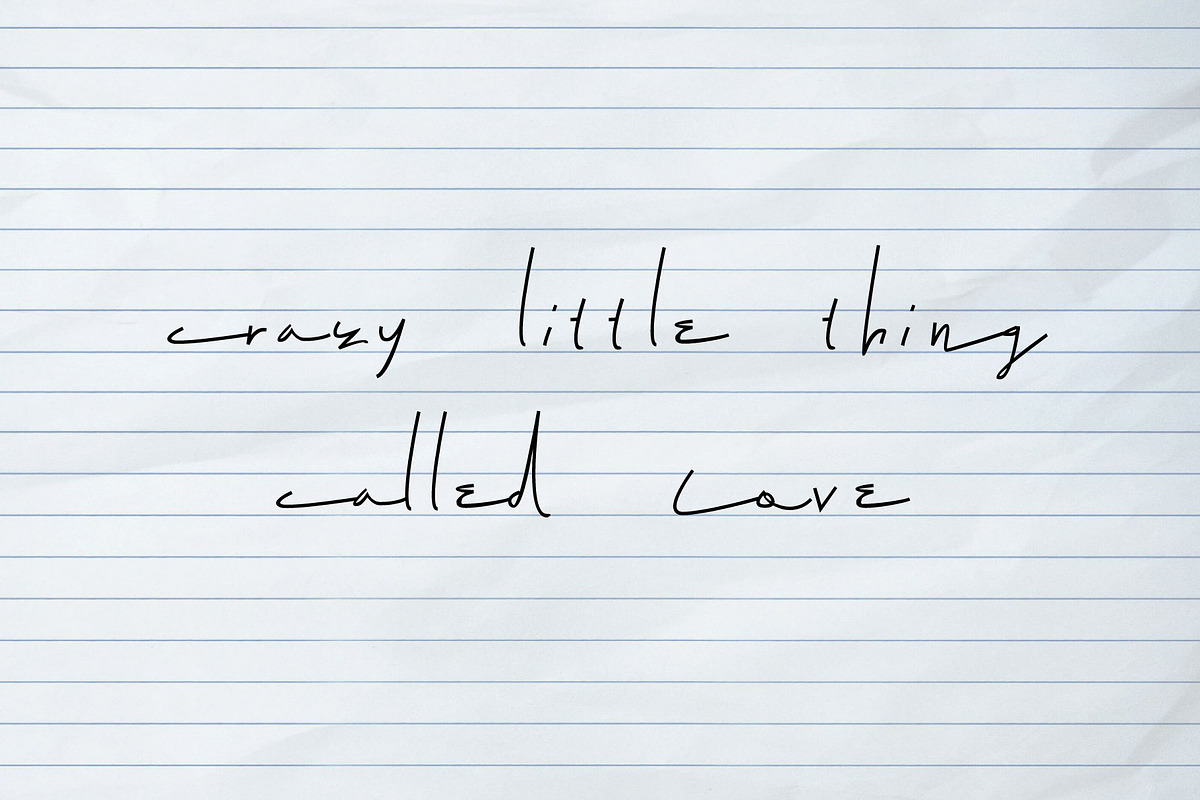 Picablo Fentier - Handwritten font, a Handwritten Font by Gittype (Photo 4 of 8)