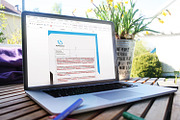 Letterhead, a Stationery Template by Cristal Pioneer (Thumbnail 2 of 9)