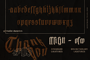 Avestrava Plain, a Blackletter Font by ilhamtaro (Thumbnail 11 of 11)