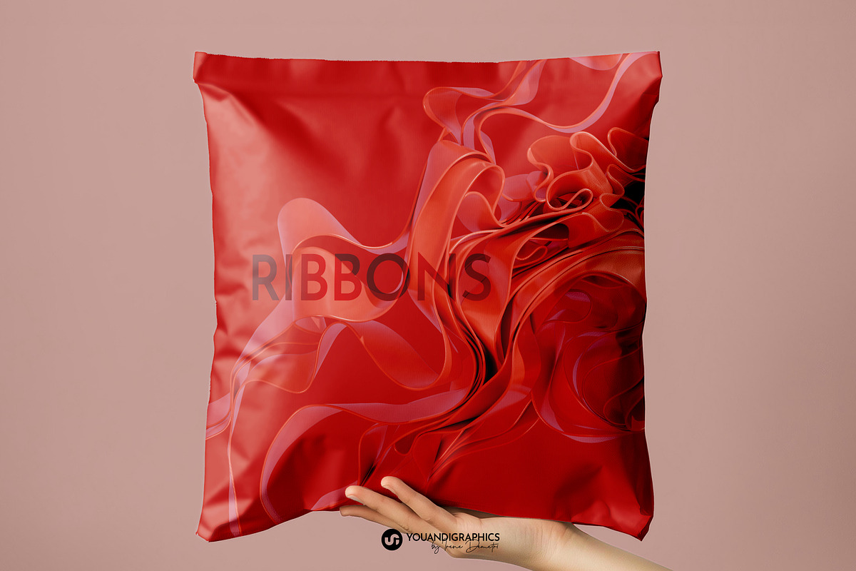 Ribbons Abstract 3D Elements, a Graphic by Youandigraphics (Photo 3 of 14)