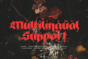 Big Fat Gothic Blackletter Typeface, a Blackletter Font by alit design (Thumbnail 9 of 11)