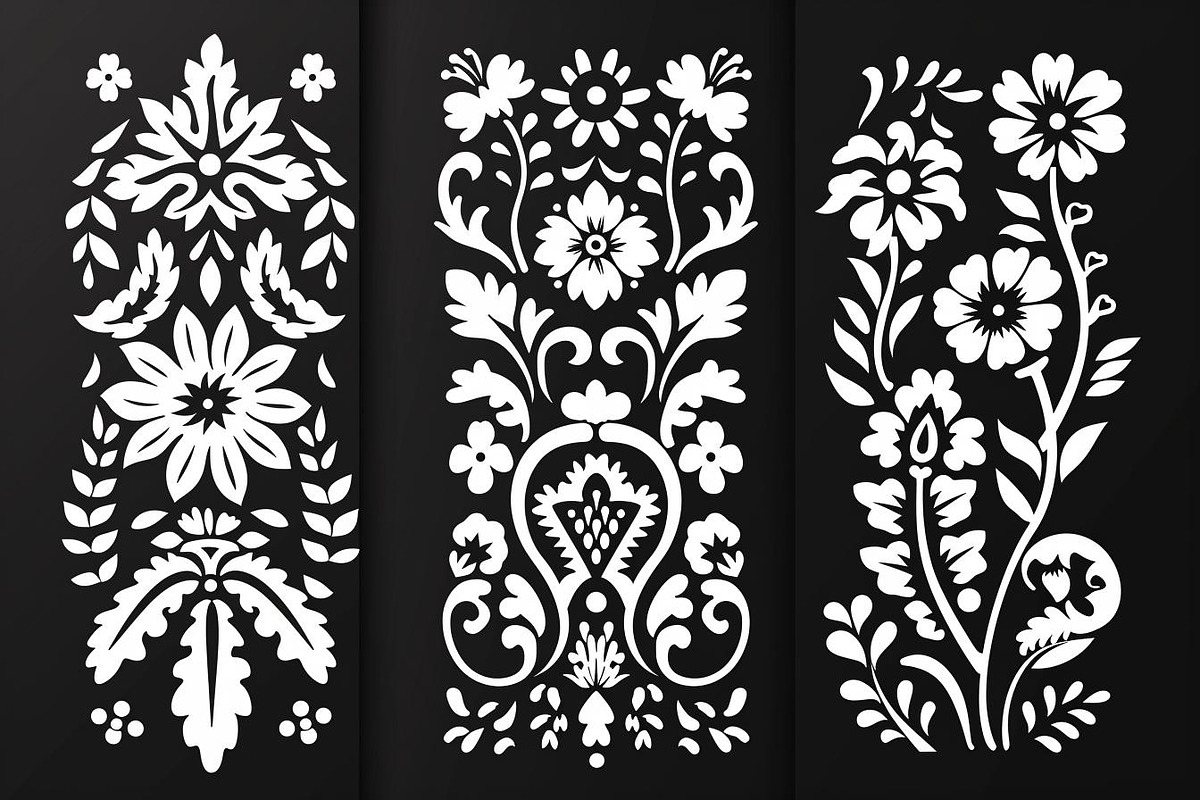 Ornate Floral Laser Cut Pattern Bun, an Object Graphic by balal (Photo 6 of 11)