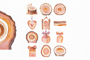 Watercolor Tag Clipart PNG, an Illustration by Libby Wishes (Thumbnail 2 of 4)
