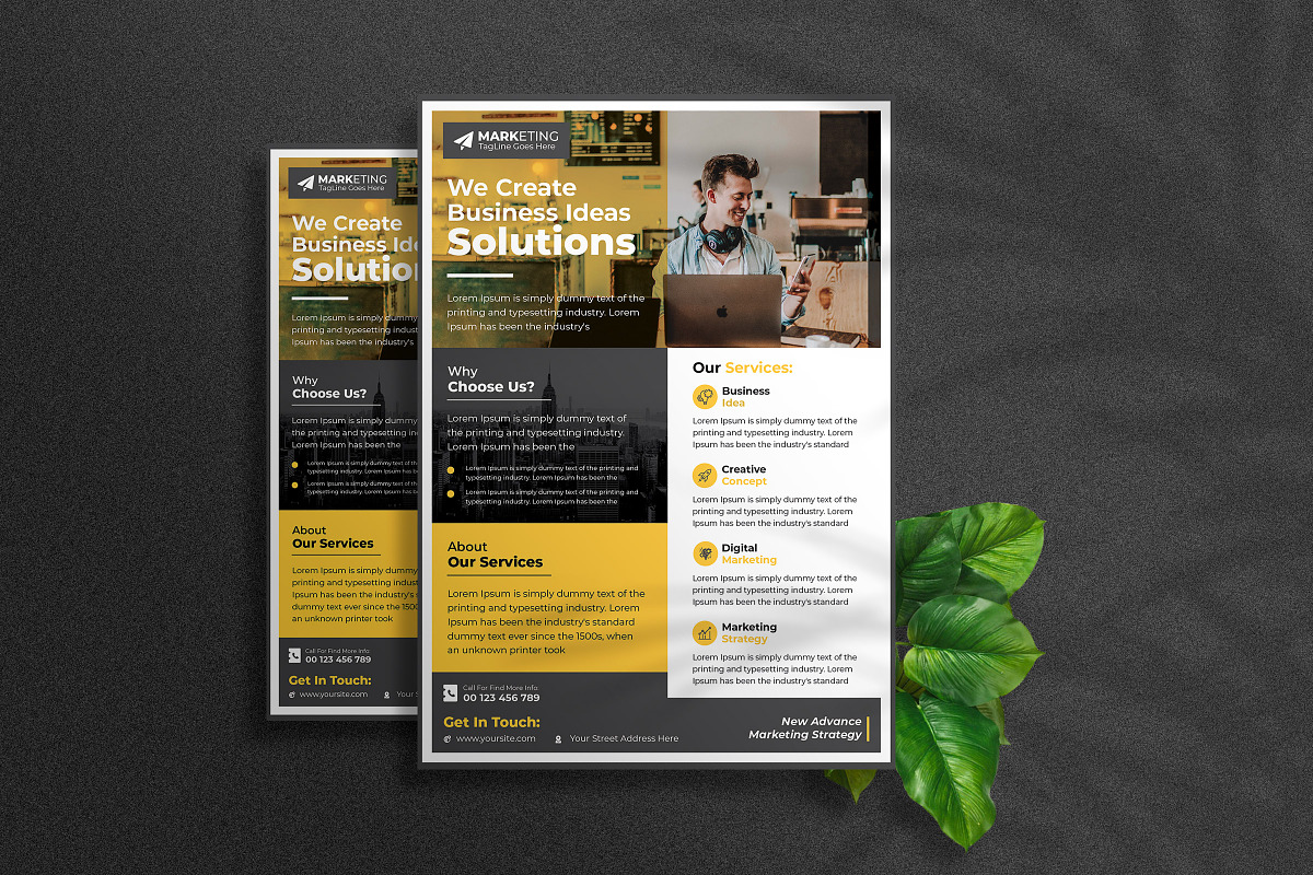 Corporate Theme Business Flyer, a Flyer Template by Graphiexperto (Photo 6 of 6)