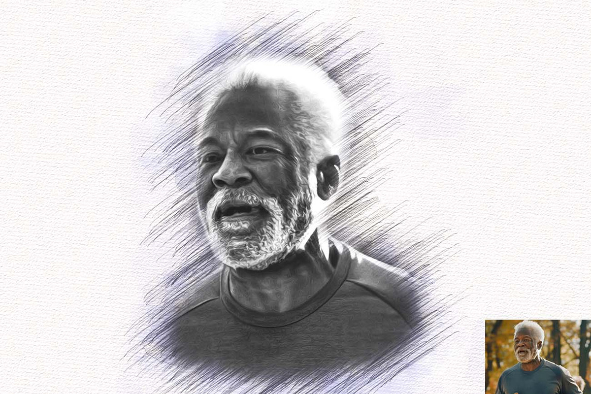 Oil & Pencil Art Generator Photoshop, an Action Add-On by Studio Retouch (Photo 10 of 13)