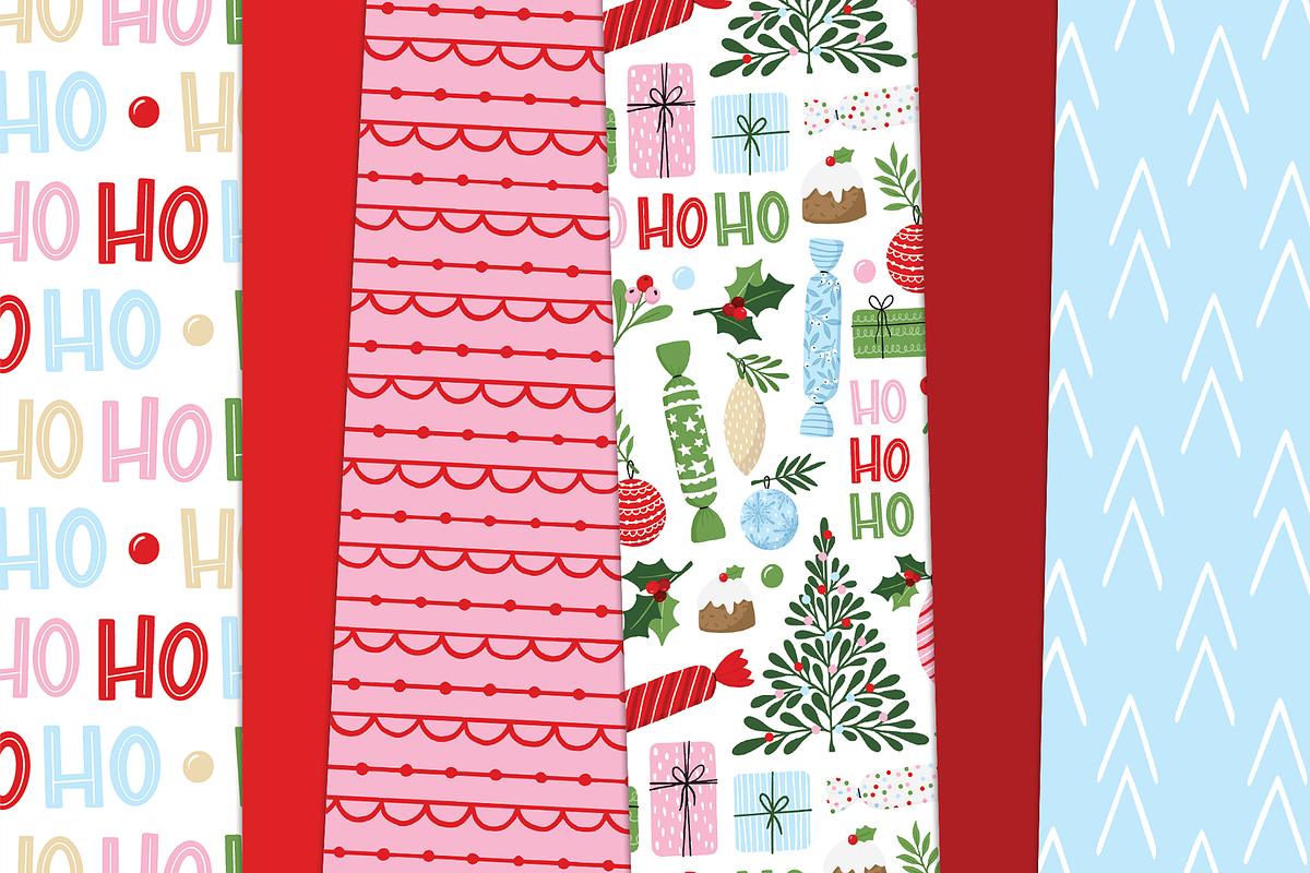 Seamless Christmas Digital Bundle, a Pattern Graphic by Paper Starr Studio (Photo 3 of 8)