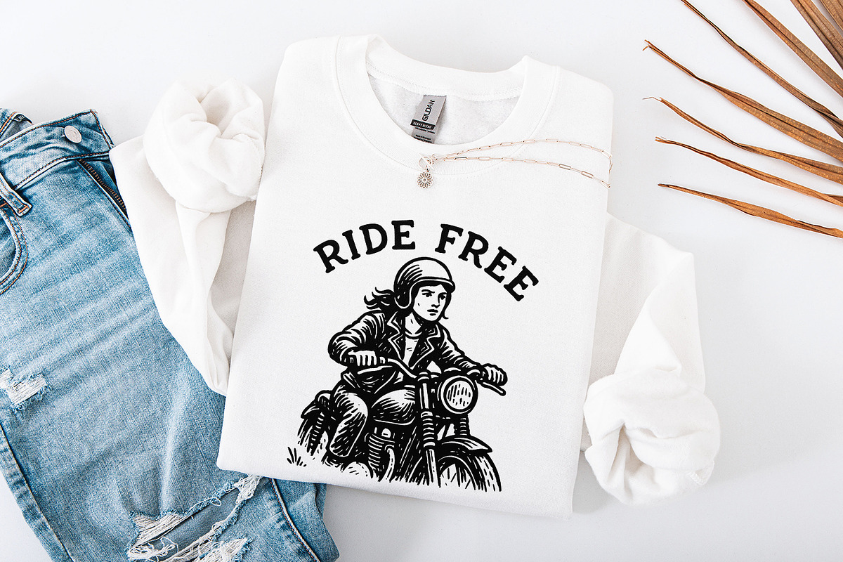 Ride Free PNG, Motorcycle Rider, an Illustration by SharpMarketplace (Photo 4 of 9)