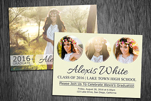 Graduation Announcement Template 06
