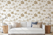 Palm Trees Pattern Collection, an Illustration by Jeanna Draw (Thumbnail 10 of 11)