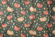 Watercolor Fall Pumpkins Pattern, a Pattern Graphic by SirenaArt (Thumbnail 12 of 13)