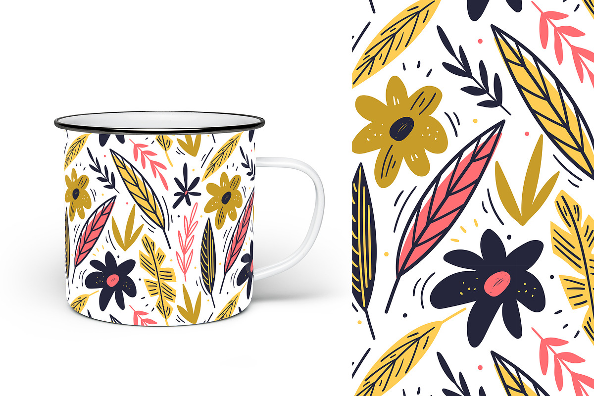 Floral seamless pattern, a Pattern Graphic by hanifa_design (Photo 7 of 11)