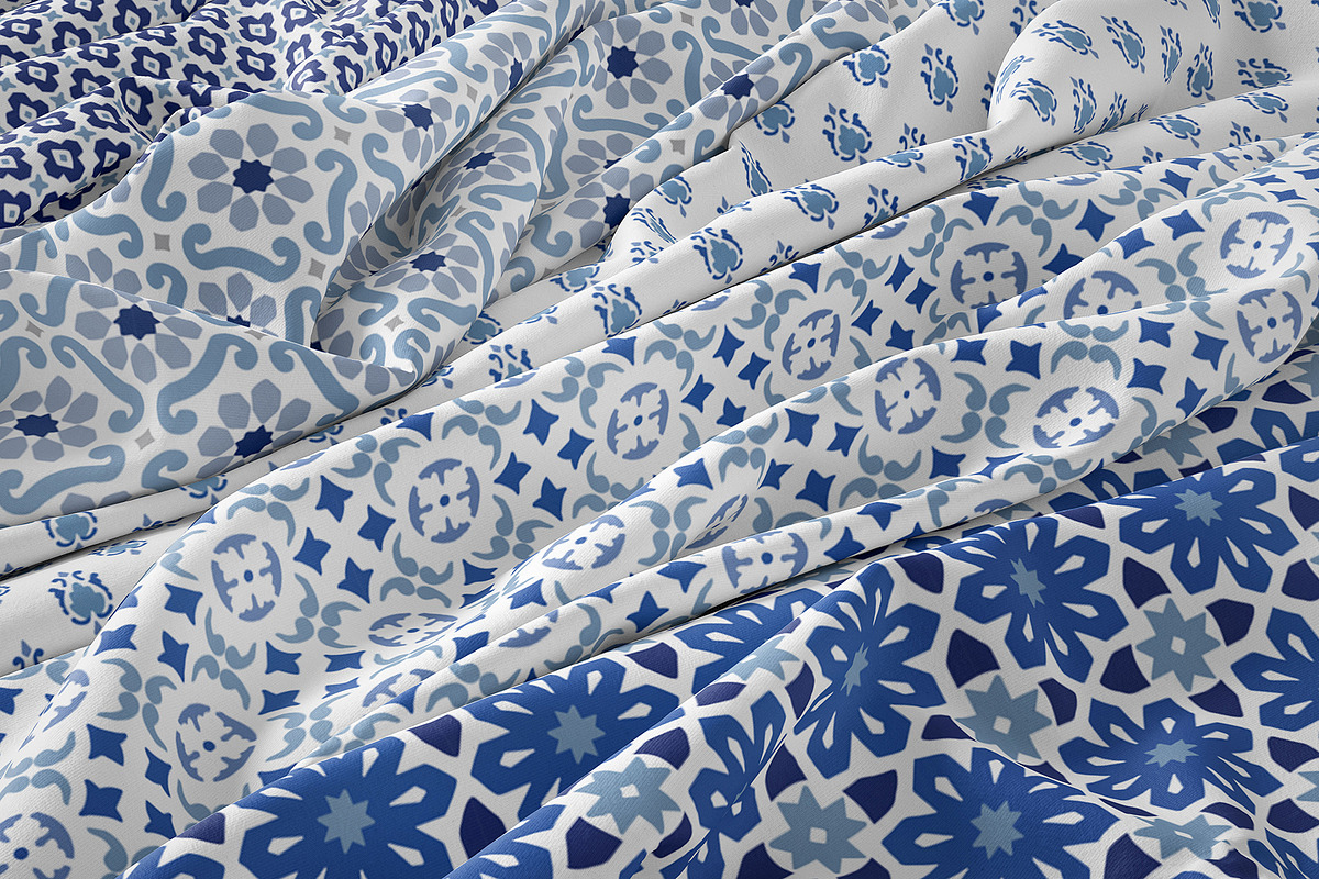 Azulejos & Moroccan patterns, a Pattern Graphic by Tabita's shop (Photo 4 of 8)