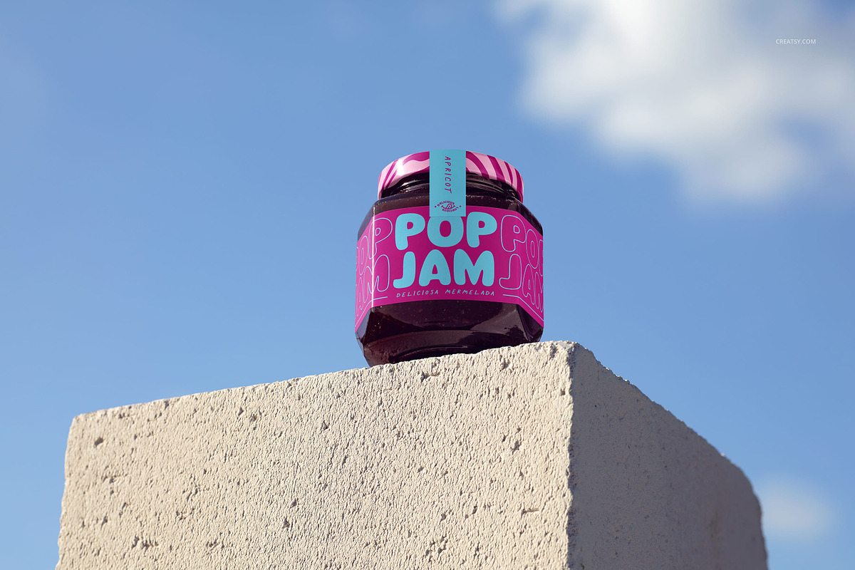 Jam Jar Mockup Bundle, a Cups & Container Mockup by creatsy5 (Photo 20 of 65)