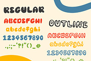 Zany - Quirky and Bubbly Tyepface, a Font by Miles McMahon (Thumbnail 5 of 5)