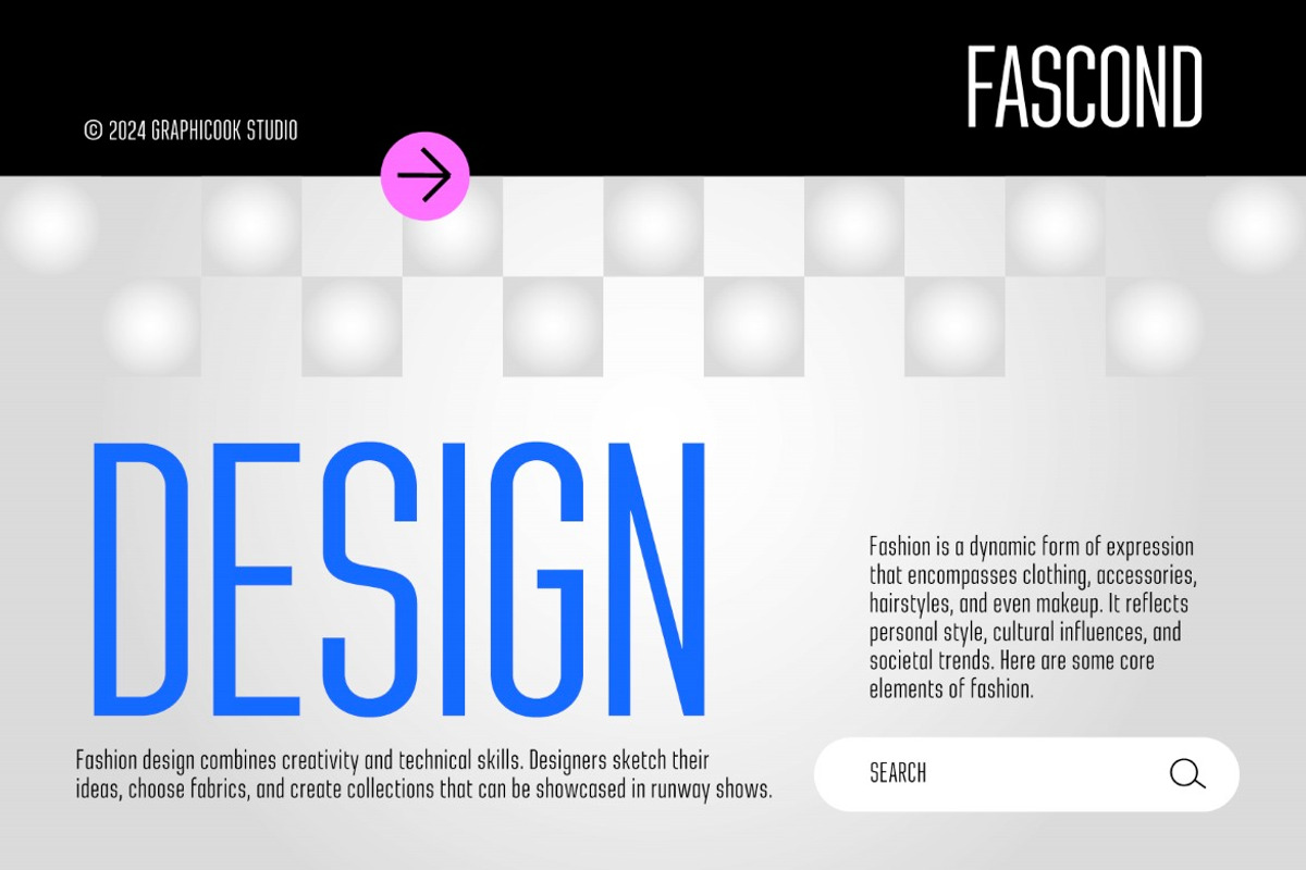 Fascond, a Sans Serif Font by graphicook (Photo 5 of 10)