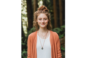 Caucasian female teen smiling in, a Person Photo by Lermont51