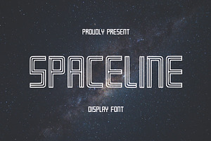 SPACELINE - Display Font