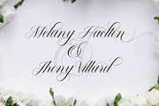 Malvina//Wedding Calligraphy Font, a Script Font by groens (Thumbnail 4 of 6)