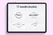 Procreate kid' portrait brushes, a Brush Add-On by KsTumanova (Thumbnail 5 of 6)