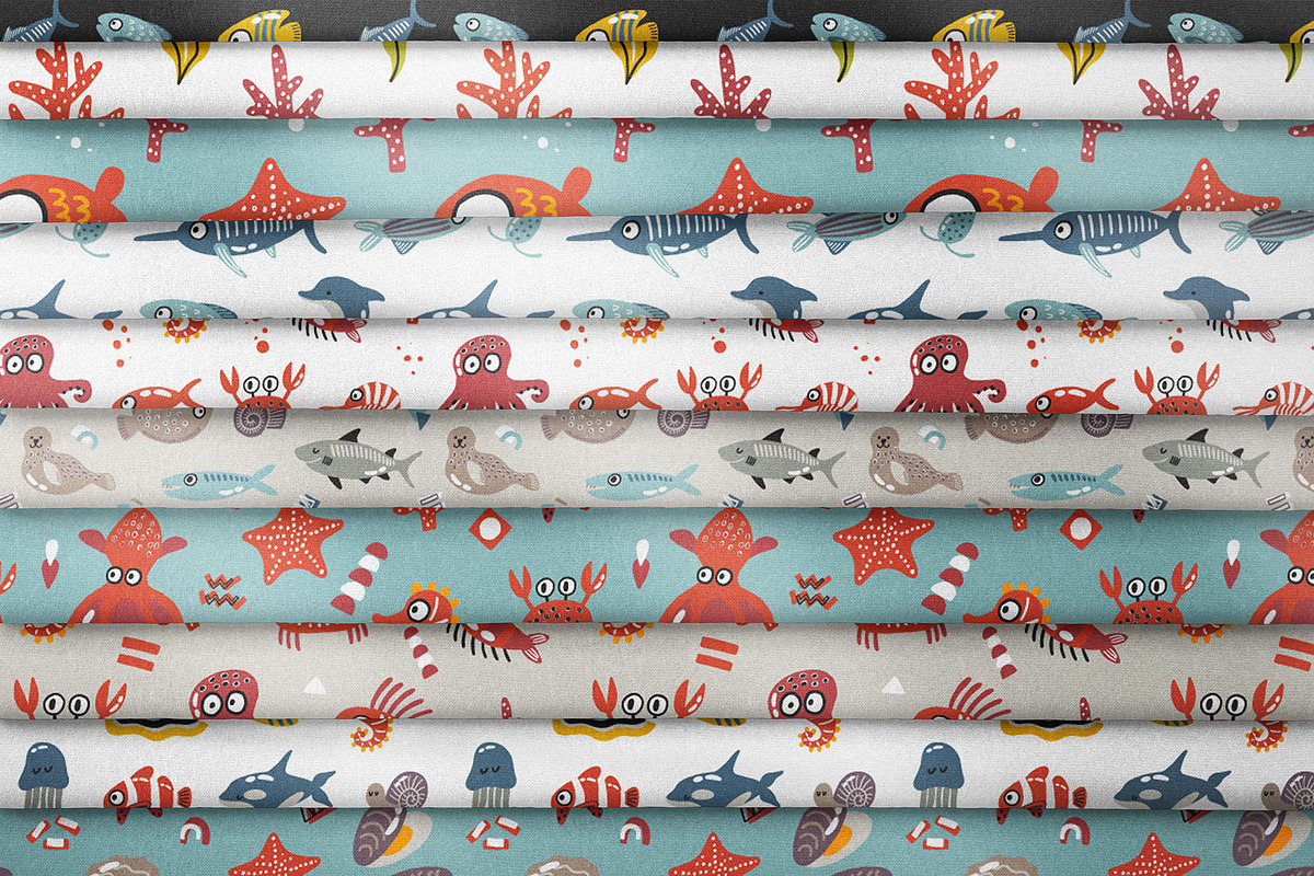 Sea animals alphabet, a Wallpaper Graphic by Murvin (Photo 4 of 7)