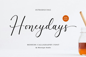 Honeydays - Modern Calligraphy Fonts