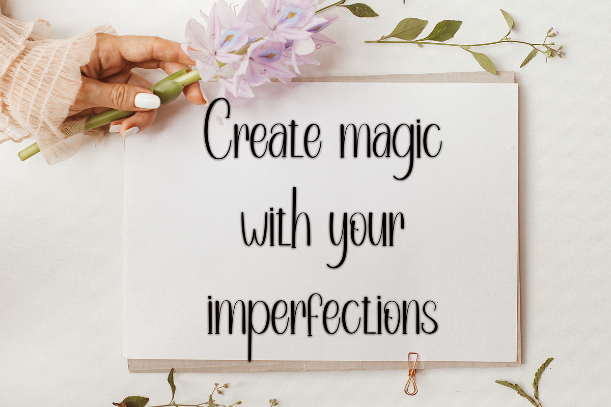 Mandala Handwriting, a Handwritten Font by InermediaSTUDIO (Photo 4 of 8)