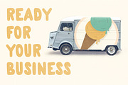 The Ice Cream Font, a Sans Serif Font by Vitek Graphic (Thumbnail 6 of 6)