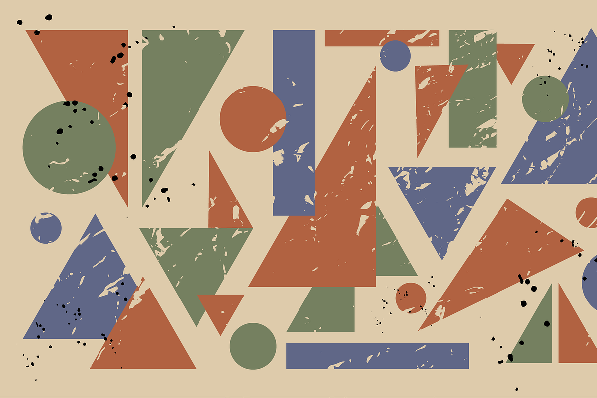 Abstract Geometric Shapes Background, a Texture Illustration by JYa_Design