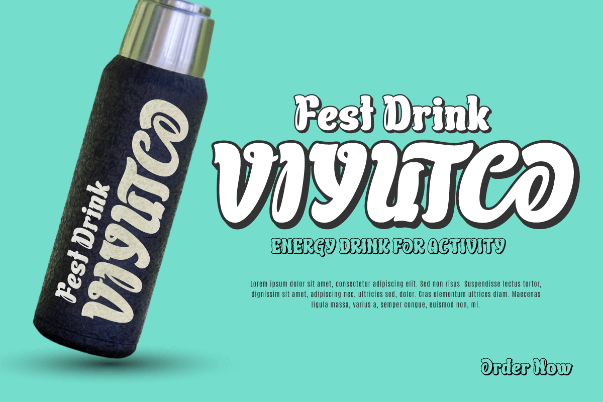 Qutcoy - Display Font, a Sans Serif Font by twinstd (Photo 2 of 10)