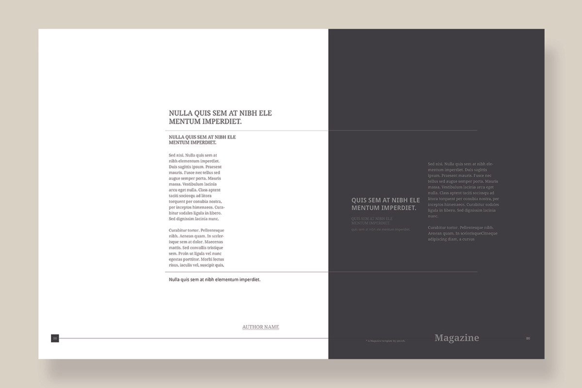 Magazine Template 07, a Magazine Template by pmvch (Photo 6 of 12)