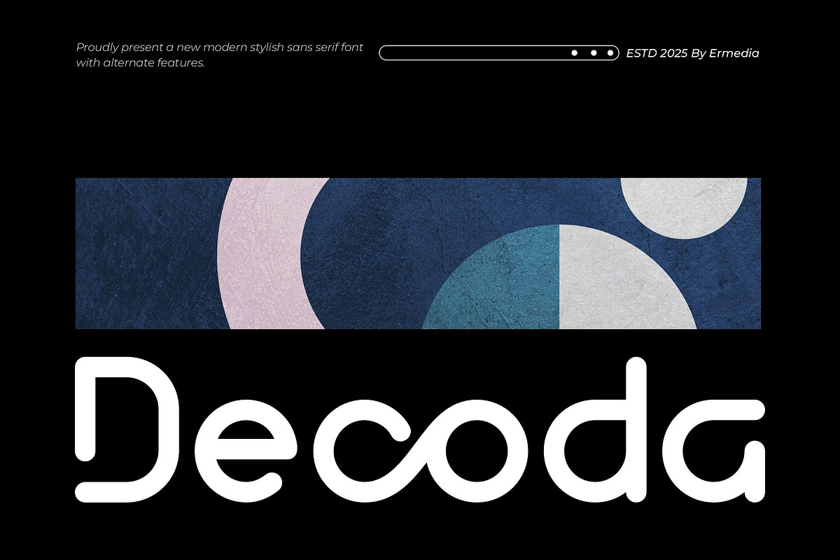 Decoda || Modern Stylish Sans Serif, a Sans Serif Font by Ermedia Studio (Photo 1 of 10)