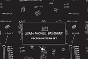 Jean Michel Basquiat Vector Set, a Pattern Graphic by La Caleya patterns (Thumbnail 1 of 4)