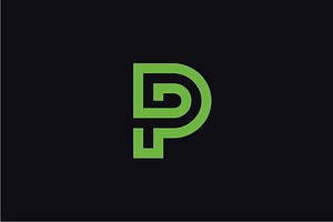 Print Data Letter P D PD DP PP Logo