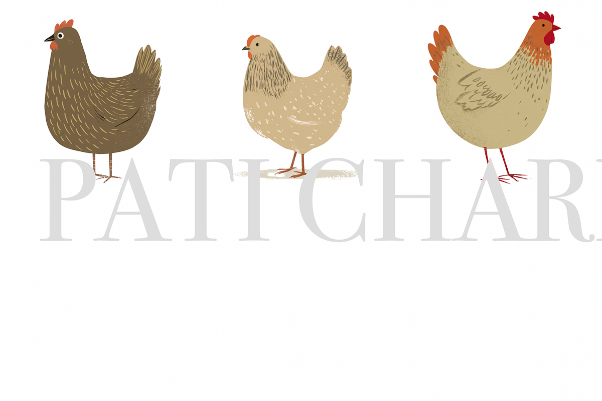 40 Chicken Clipart, an Animal Illustration by Pati Charm Studio (Photo 3 of 9)