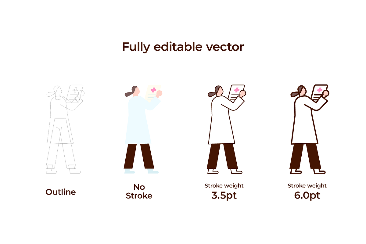 Science Character Vector Kit, a Healthcare Illustration by Puffin graphics (Photo 3 of 6)