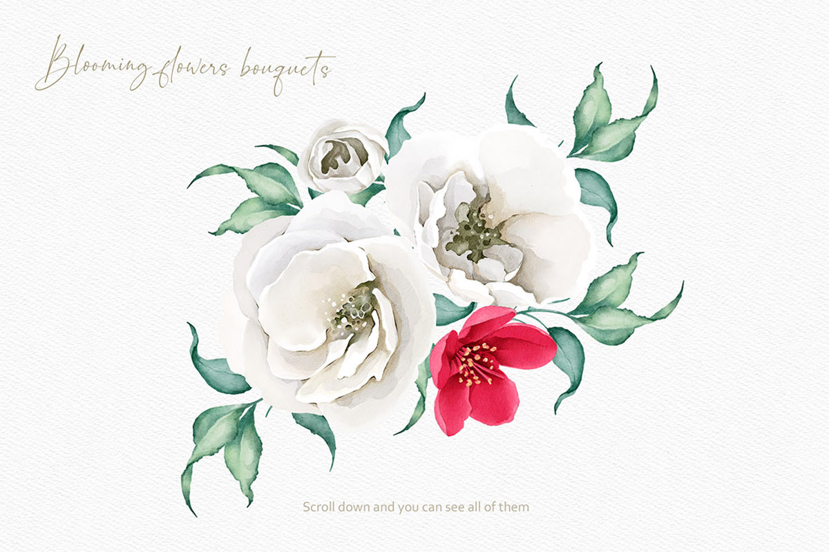 Watercolour Blooming Spring, an Illustration by Eva Katerina (Photo 3 of 17)
