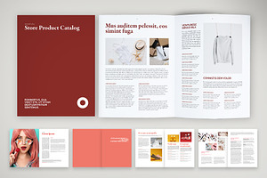 Store Product Catalog, a Print Template by McLittle Stock