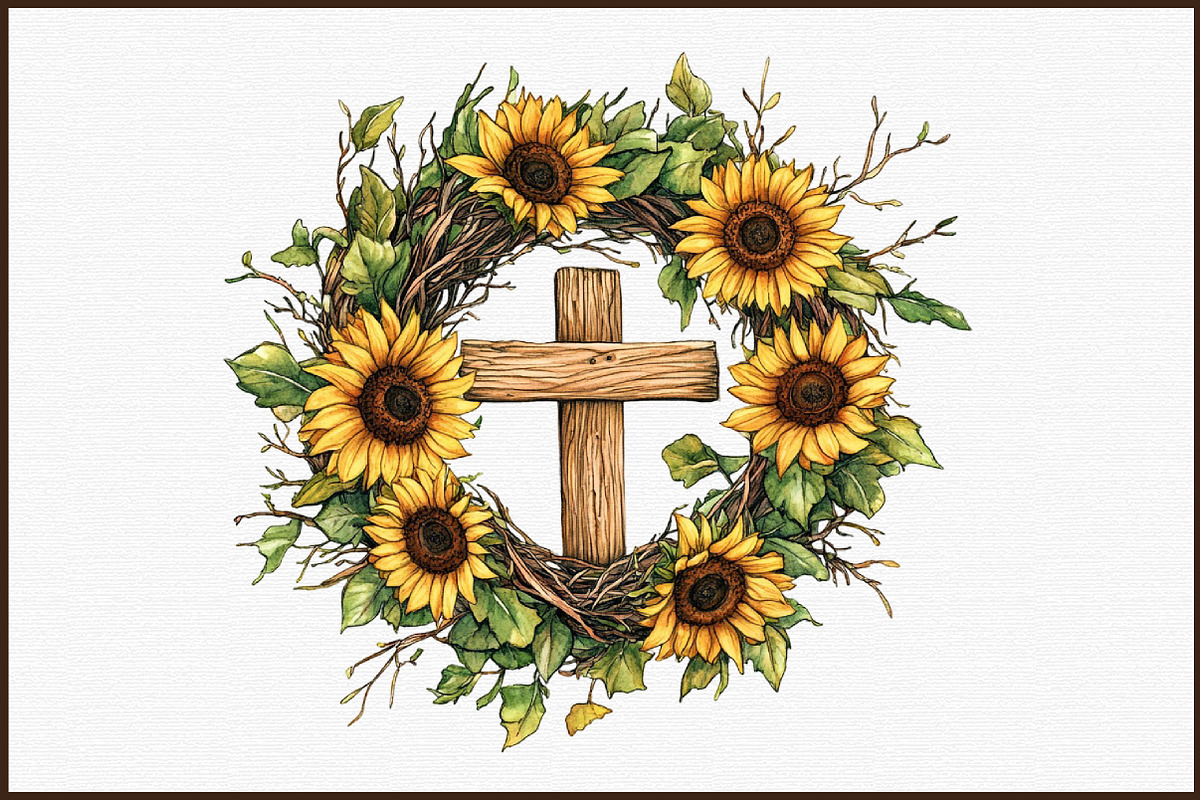 Christian Rustic Summer Clipart, an Illustration by Sublimation Artist (Photo 3 of 6)