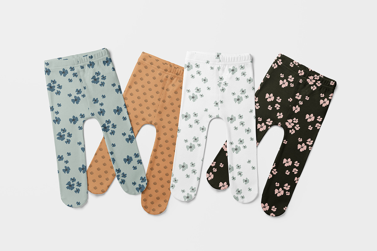Soft Pastel Floral Patterns, a Pattern Graphic by Pattern + watercolor (Photo 2 of 7)