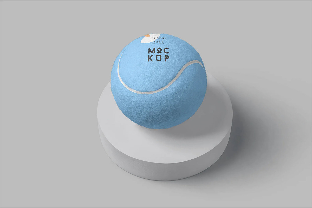 Tennis Ball Mockups, a Product Mockup by megostudi0 (Photo 6 of 6)
