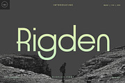 Rigden - Display, a Sans Serif Font by Webhance Studio (Thumbnail 1 of 10)