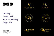 Luxury Letter A-Z Woman Beauty Logo, a Branding & Logo Template by Luxury Logos (Thumbnail 1 of 12)