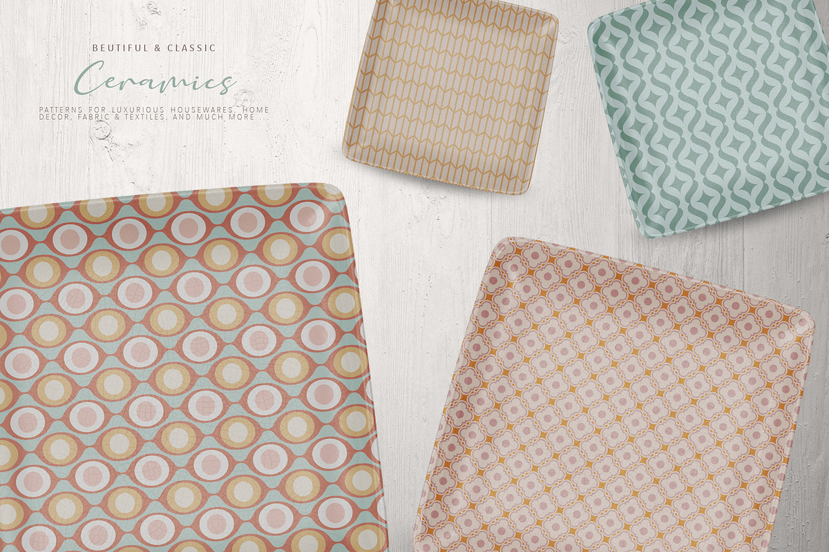 42 Simple Vector Patterns (v2), a Pattern Graphic by Jennadesigns (Photo 7 of 17)