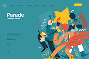 Lifestyle vector ills, color 2, a Templates & Theme by Grivina's shop (Thumbnail 10 of 18)