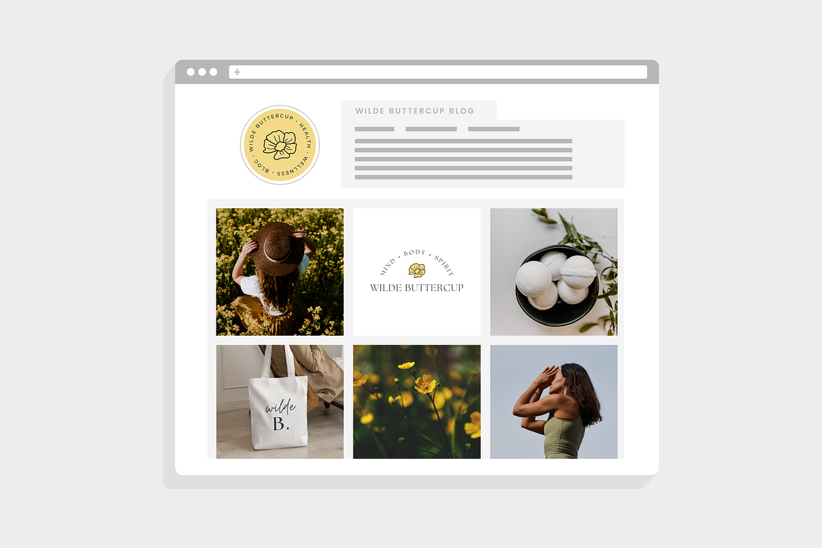Wellness Logos for Canva, a Branding & Logo Template by Erin Cassidy (Photo 6 of 10)