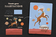 Space Dreams graphic collection, an Animal Illustration by Piñata (Thumbnail 5 of 12)