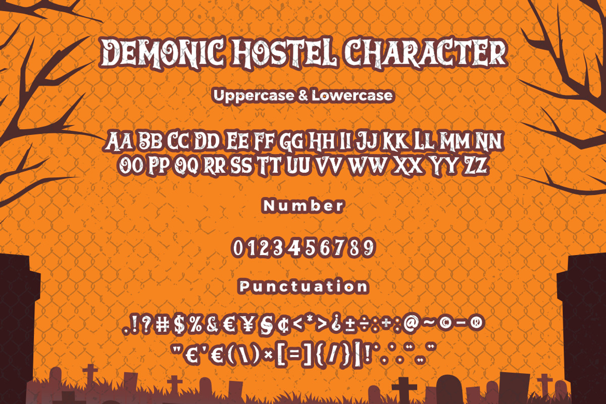 Demonic Hostel, a Font by Bayuktx (Photo 6 of 8)