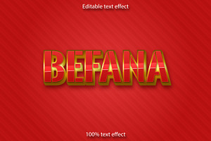 Befana Editable Text Effect